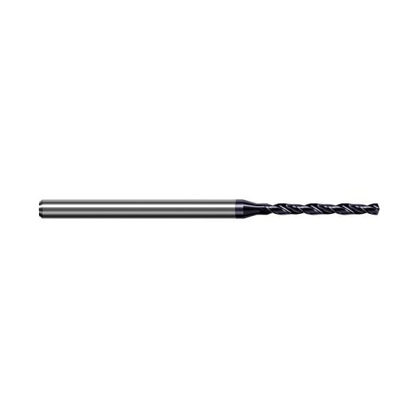 .5mm Drill dia. x 0.1920 in. Carbide HP Drill for Prehardened Steels, 2 Flutes, AlTiN Coated